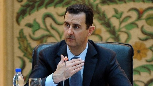 Bashar Assad meeting with the new Syrian government in Damascus