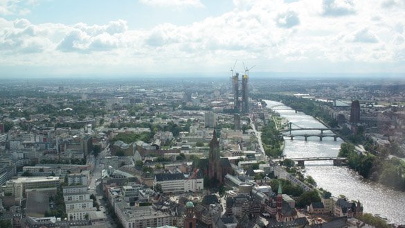 Blick vom Commerzbank-Tower