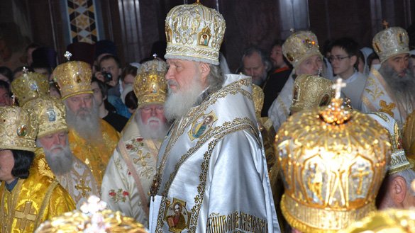 Patriarch Kyrill I. ins Amt eingeführt