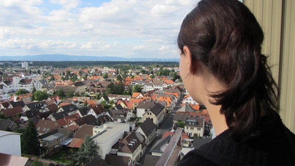 Blick auf die Welt von oben