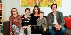 Familie Grünewald zu Haus 