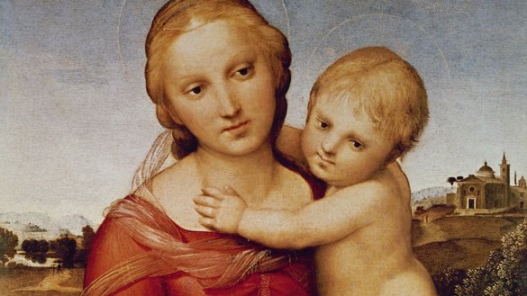 Raffael, Madonna mit Kind