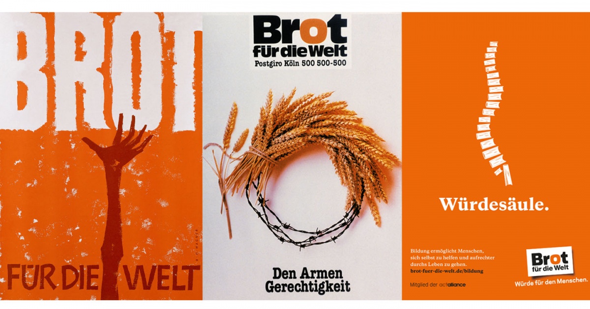 Brot für die Welt Plakate für die Würde evangelisch.de